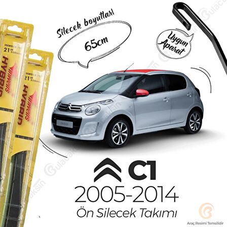 Citroen C1 Silecek Takımı (2005-2013) İnwells Hibrit