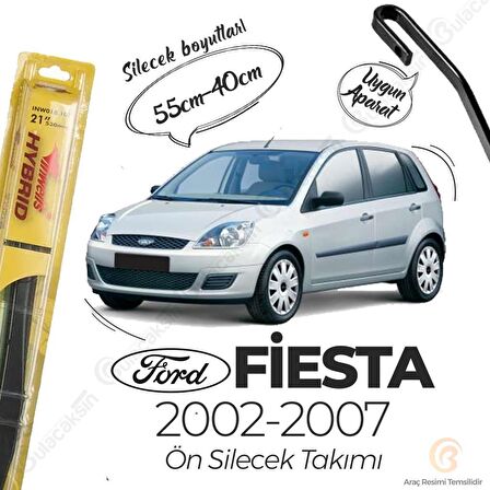 Ford Fiesta Ön Silecek Takımı (2002-2007) İnwells Hibrit