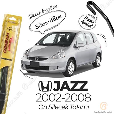 Honda Jazz Silecek Takımı (2002-2008) İnwells Hibrit