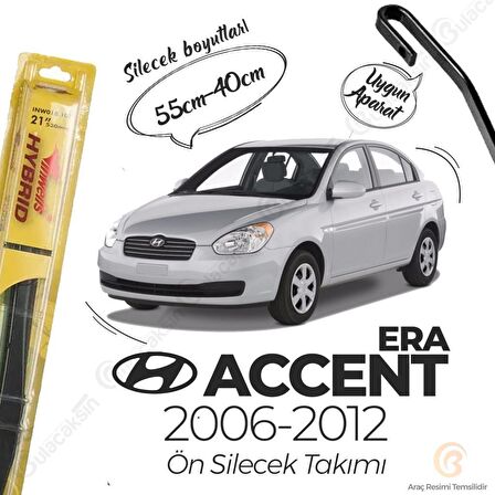 Hyundai Accent Era Silecek Takımı (2006-2012) İnwells Hibrit