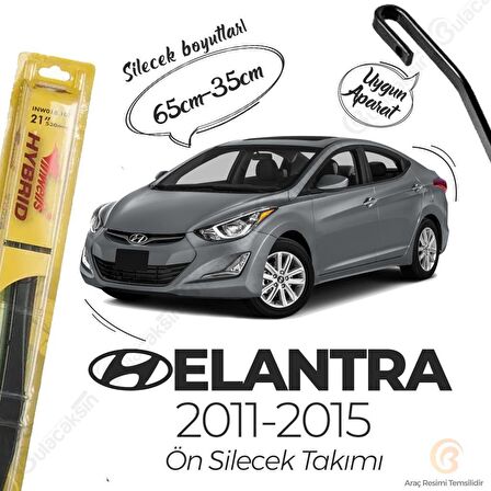 Hyundai Elantra Silecek Takımı (2011-2015) İnwells Hibrit