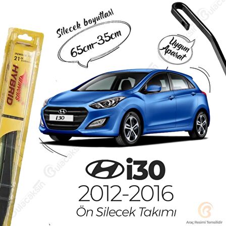 Hyundai İ30 Silecek Takımı (2012-2016) İnwells Hibrit