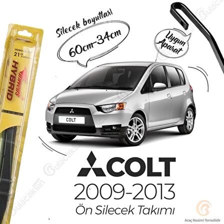 Mitsubishi Colt Silecek Takımı (2009-2013) İnwells Hibrit