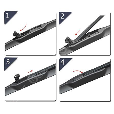 Mitsubishi Colt Silecek Takımı (2009-2013) İnwells Hibrit