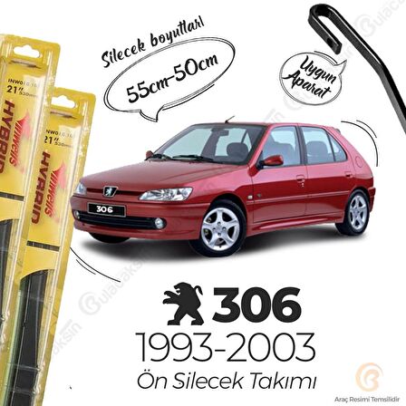 Peugeot 306 Hb Silecek Takımı (1993-2003) İnwells Hibrit
