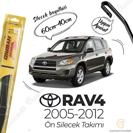 Toyota Rav4 Silecek Takımı (2005-2012) İnwells Hibrit