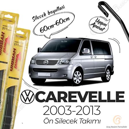 Volkswagen Caravelle T5 Silecek Takımı (2003-2013) İnwells Hibrit