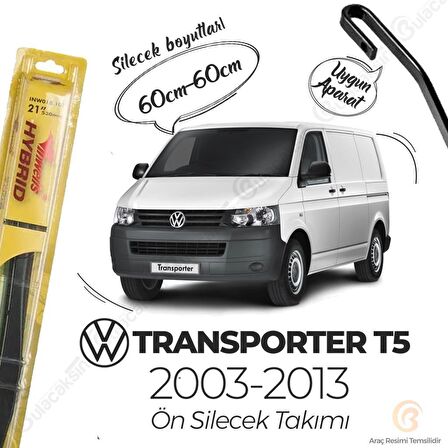 VW Transporter T5 Silecek Takımı (2003-2013) İnwells Hibrit