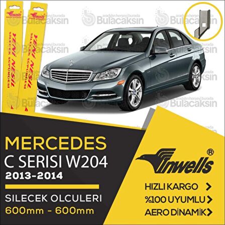 Mercedes C W204 Muz Silecek Takımı (2013-2014) İnwells