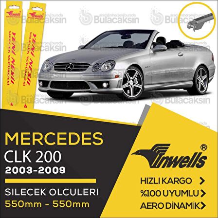 Mercedes CLK 200  Muz Silecek Takımı (2003-2009) İnwells