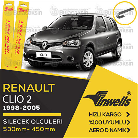 Renault Clio 2 Muz Silecek Takımı (1998-2005) İnwells