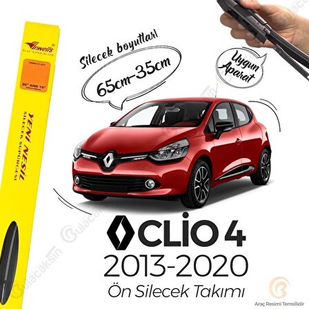 Renault Clio 4 Muz Silecek Takımı (2012-2020) İnwells