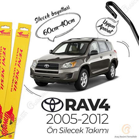 Toyota Rav Muz Silecek Takımı (2005-2012) İnwells