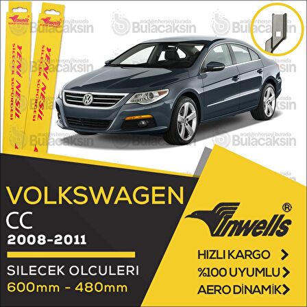 Volkswagen CC Muz Silecek Takımı (2008-2011) İnwells