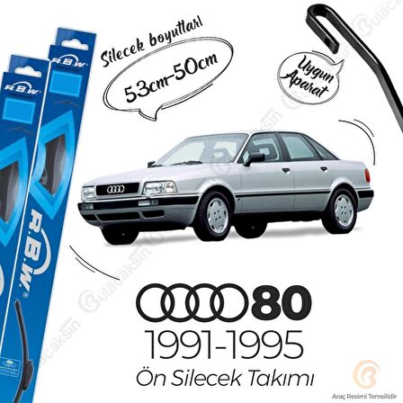 Audi 80 Sedan Muz Silecek Takımı (1991-1995) RBW