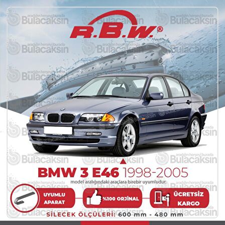 Bmw 3 E46 Muz Silecek Takımı (1998-2005) RBW