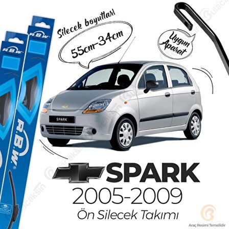 Chevrolet Spark Muz Silecek Takımı (2005-2009) RBW