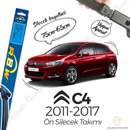 Citroen C4 Muz Silecek Takımı (2011-2016) RBW