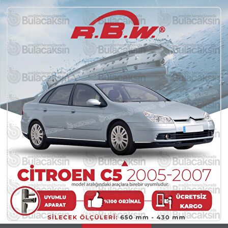 Citroen C5 Muz Silecek Takımı (2005-2007) RBW
