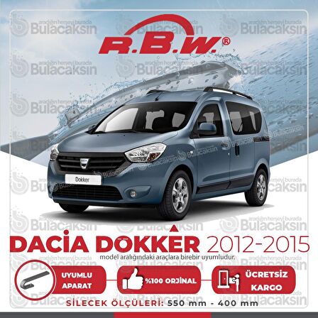 Dacia Dokker Muz Silecek Takımı (2012-2015) RBW
