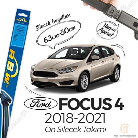 Ford Focus 4 Muz Silecek Takımı (2018-2019) RBW