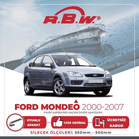 Ford Mondeo Muz Silecek Takımı (2000-2007) RBW