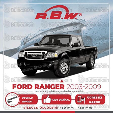 Ford Ranger Muz Silecek Takımı (2003-2009) RBW