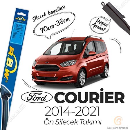 Ford Courier Muz Silecek Takımı (2014-2021) RBW