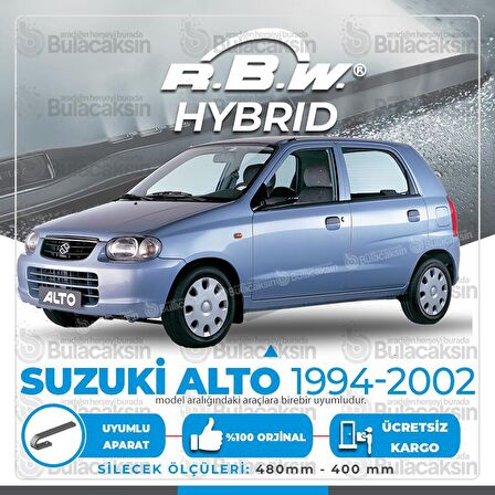 Suzuki Alto Ön Silecek Takımı (1994-2002) RBW Hibrit