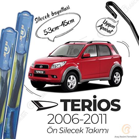 Daihatsu Terios Ön Silecek Takımı (2006-2012) RBW Hibrit