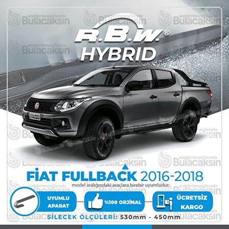 Fiat Fullback Ön Silecek Takımı (2016-2018) RBW Hibrit