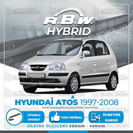 Hyundai Atos Ön Silecek Takımı (1997-2008) RBW Hibrit