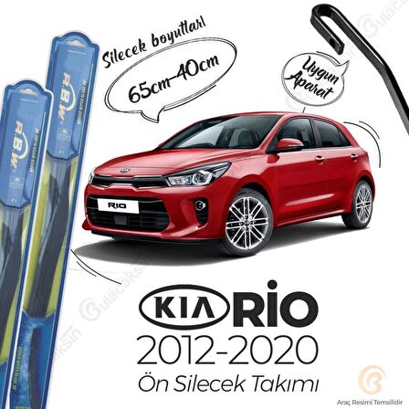 Kia Rio Ön Silecek Takımı (2012-2017) RBW Hibrit