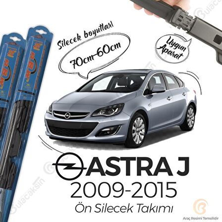 Opel Astra J Ön Silecek Takımı (2009-2015) RBW Hibrit