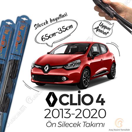 Renault Clio 4 Ön Silecek Takımı (2012-2019) RBW Hibrit