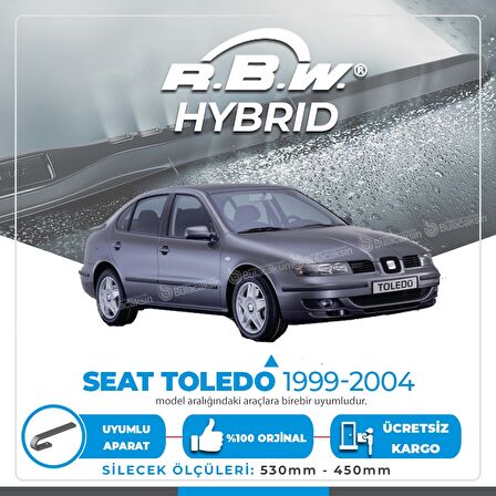 Seat Toledo Ön Silecek Takımı (1999-2004) RBW Hibrit