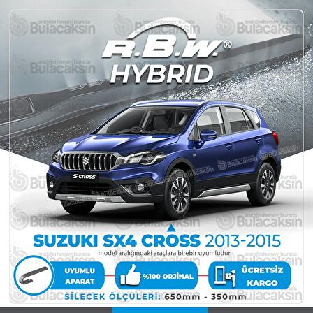 Suzuki Sx4 S Cross Ön Silecek Takımı (2013-2015) RBW Hibrit