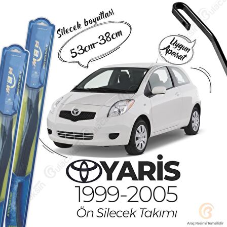 Toyota Yaris Ön Silecek Takımı (1999-2005) RBW Hibrit