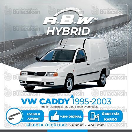 Volkswagen Caddy Ön Silecek Takımı (1995-2003) RBW Hibrit