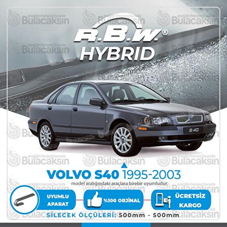 Volvo S40 Ön Silecek Takımı (1995-2003) RBW Hibrit