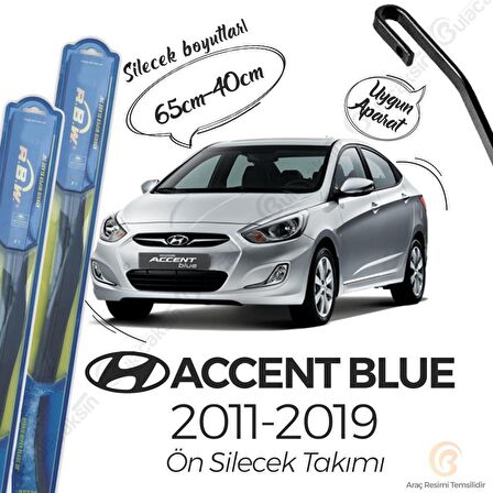 Hyundai Accent Blue Ön Silecek Takımı (2011-2019) RBW Hibrit