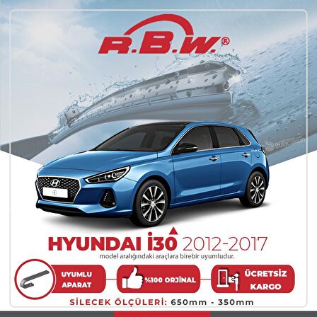 Hyundai i30 HB Muz Silecek Takımı (2012-2017) RBW
