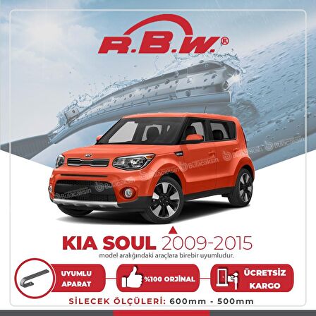 Kia Soul Muz Silecek Takımı (2009-2015) RBW