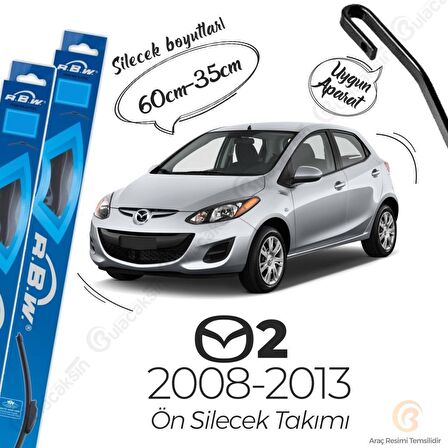 Mazda 2 Muz Silecek Takımı (2008-2013) RBW