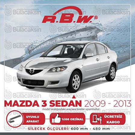 Mazda 3 Sedan Muz Silecek Takımı (2009-2013) RBW