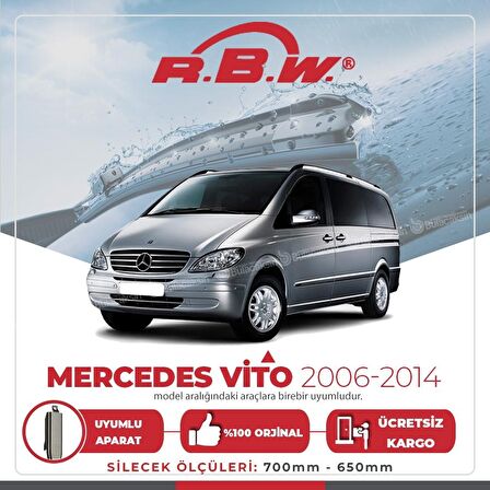 Mercedes Vito Muz Silecek Takımı (2006-2014) RBW