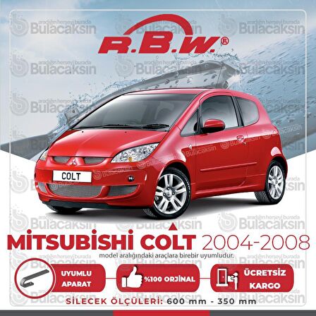 Mitsubishi Colt Muz Silecek Takımı (2004-2008) RBW