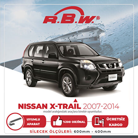 Nissan X-Trail Muz Silecek Takımı (2007-2014) RBW