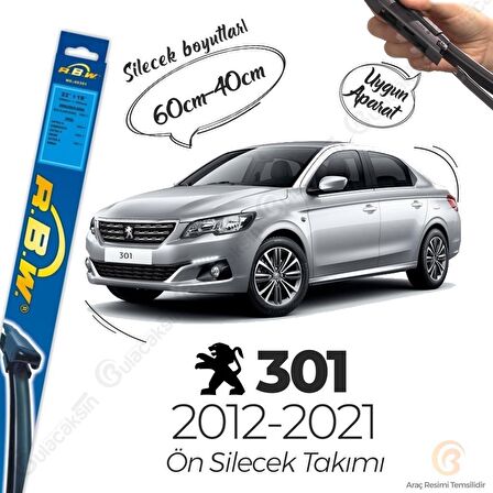 Peugeot 301 Muz Silecek Takımı (2012-2021) RBW