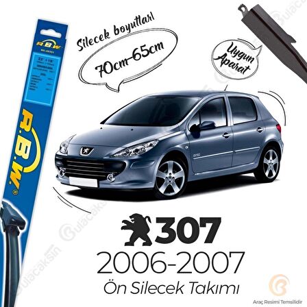 Peugeot 307 Muz Silecek Takımı (2006-2007) RBW